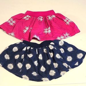 Tea Collection Skirts, Toddler size 3, lot of 2